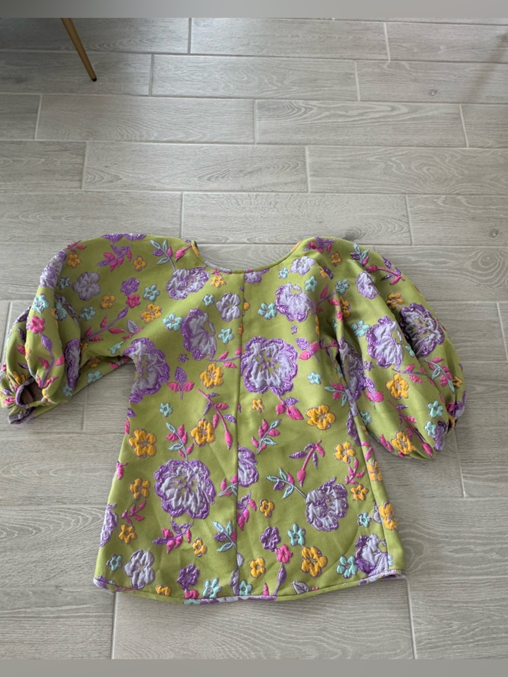 ARIANNE ELMY FREE PEOPLE Good Luck Dress in Retro Green Size Small VGUC - Picture 6 of 10